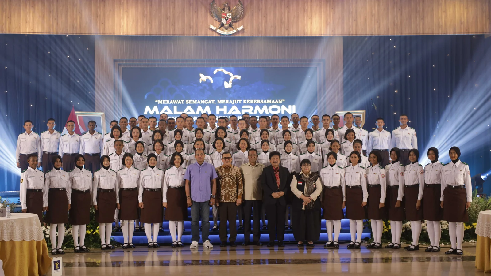 Malam Harmoni dengan peserta kegiatan kebangsaan